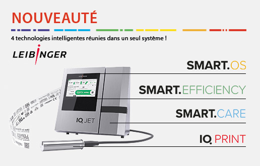 IQ.JET de LEIBINGER_la solution de marquage dernière génération