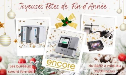 fermeture pour congés du 24/12 au 05/01