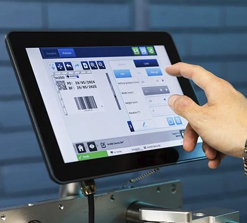 écran tactile de commande