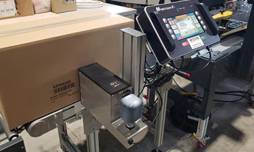 marquage de cartons dans une scotcheuse_Encore Marquage
